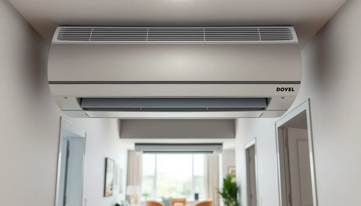 Système de climatisation multisplit avec plusieurs unités intérieures dans un appartement