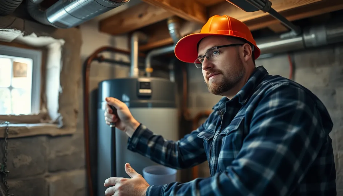 Installation d'un chauffe-eau Thermor par un professionnel